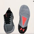 Under Armour men's training shoes TriBase Reign 6 gray void/pitch gray/rush red 14