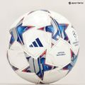 adidas UCL PRO 23/24 football white/silver metallic/bright cyan/royal blue size 5 6