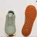 SKECHERS Uno Shimmer Away sage/rose gold/mesh women's shoes 10
