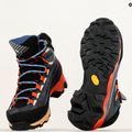 Women's trekking boots La Sportiva Aequilibrium Hike GTX carbon/cherry tomato 10