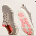 Women's SKECHERS Go Walk 7 Clear Path taupe/pink shoes 10