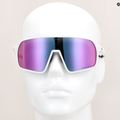 GOG Okeanos matt white/black/polychromatic purple-green sunglasses 7