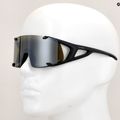 Alpina Hawkeye Q-Lite black matt/silver mirror sunglasses 8