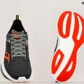 Men's Saucony Ride 17 shadow/pepper running shoes 9