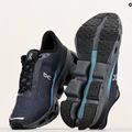 Women's On Running Cloudspark black/blueberry running shoes 9