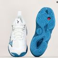 Men's volleyball shoes Mizuno Wave Momentum 3 white/sailor blue/silver 10
