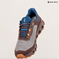 Women's On Running Cloudvista Waterproof zinc/grape running shoes 9