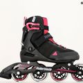 Women's Rollerblade Sirio 80 black/raspberry roller skates 9