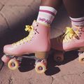 Women's IMPALA Quad Skates pink and yellow 3