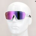 Smith Shift MAG white/chromapop violet mirror sunglasses 8