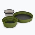 Sea to Summit X-Set AXSET3OL collapsible dinnerware set