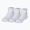 Children's socks Air Jordan Jumpman Quarter 3 pairs white 2