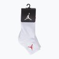 Children's socks Air Jordan Jumpman Quarter 3 pairs white 4