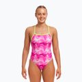 Funkita Tie Me Tight One Piece women's swimsuit pink caps 2