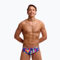 Men's swim briefs Funky Trunks Classic Brief fault lines 3