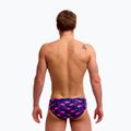 Men's swim briefs Funky Trunks Classic Brief flocked up 4