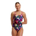 Ladies' one-piece swimsuit Funkita Diamond Back One Piece bed of roses 2