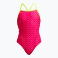 Children's one-piece swimsuit Funkita Strapped In One Piece pink proton