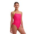 Children's one-piece swimsuit Funkita Strapped In One Piece pink proton 2