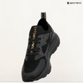 EA7 Emporio Armani Black & White Altura Knit triple black/gold shoes 9