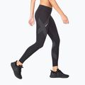 Women's training leggings 2XU Force Mid-Rise Compression black WA2864B 2