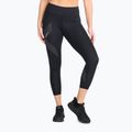 Women's training leggings 2XU Motion Mid-Rise Compression 7/8 black WA3516B