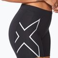 Women's training shorts 2XU Core Compression 5" black/silver WA4481B 4