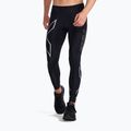 Men's 2XU Core Compression training leggings black/silver MA3849B