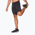 Men's 2XU Core Compression training shorts black/silver MA3851B 2