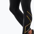 Men's 2XU Force Compression training leggings black and gold MA5365B 7