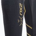Men's 2XU Force Compression training leggings black and gold MA5365B 3