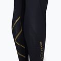 Women's training leggings 2XU Force Mid-Rise Compression black and gold WA5367B 9