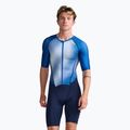 Men's cycling suit 2XU Aero Sleeved midnight/white