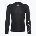 Men's training longsleeve 2XU Core Compression black MA6398A 4