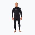Men's swimming wetsuit Rip Curl Trad 4/3 mm Back Zip black