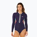 Women's swimming wetsuit Rip Curl G-Bomb 1.5 mm Full Zip Springsuit dark navy