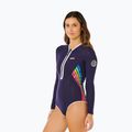 Women's swimming wetsuit Rip Curl G-Bomb 1.5 mm Full Zip Springsuit dark navy 4