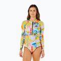Women's swimming wetsuit Rip Curl G-Bomb 1.5 mm Full Zip Springsuit multicolor