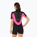 Women's swimming wetsuit Rip Curl Omega 2/2 mm Back Zip Springsuit black/pink 3