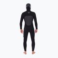 Men's wetsuit Rip Curl Flashbomb 5/4mm Hooded Chest Zip black 2