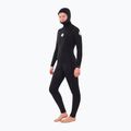 Women's wetsuit Rip Curl Dawn Patrol 5/4mm Chest Zip Hooded black