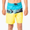 Rip Curl Undertow children's swim shorts blue and yellow KBOGI4 6