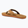 Men's Rip Curl Revival Leather Open Toe flip flops tan 3