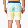 Rip Curl men's Nu Dividing Semi Elastic 18" blue/yellow swim shorts CBOVH4 3