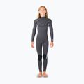 Children's wetsuit Rip Curl Dawn Patrol Back Zip 4/3mm GB Jr charcoal grey