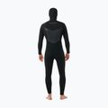 Men's Rip Curl Dawn Patrol Hooded 6/4 mm Chest Zip Swim Foam Black 2