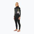 Women's Rip Curl Omega 3/2mm Back Zip khaki Swim Foam 3