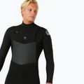Rip Curl Dawn Patrol 3/2 mm Chest Zip black men's swimming foam 3