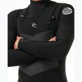 Rip Curl Dawn Patrol 3/2 mm Chest Zip black men's swimming foam 4