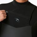 Rip Curl Dawn Patrol 3/2 mm Chest Zip black men's swimming foam 5